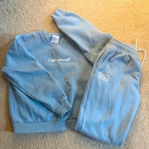 Call her daddy set of sweater and sweat pants